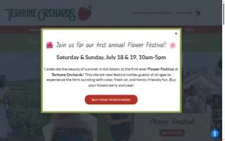 Terhune Orchards website