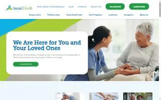 Ascend Palliative Care website