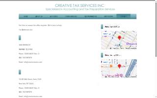 Creative Tax Services Inc website