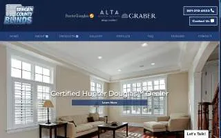 Bergen County Blinds website