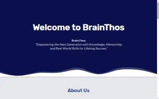 BrainThos website