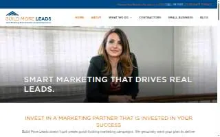 Build More Leads website