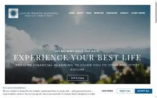 Cutler Wealth Planning of Franklin website