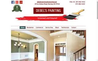 DeBel's Painting website