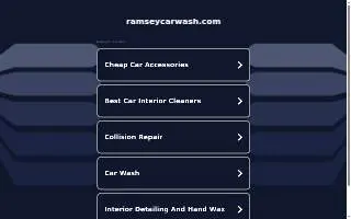 Ramsey Car Wash - A Member of the Wash Club Family website