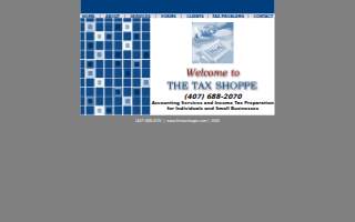 The Tax Shoppe website