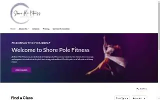 Shore Pole Fitness website