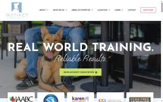 Instinct Dog Behavior & Training of New York website