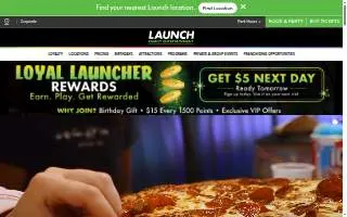 Launch Family Entertainment website