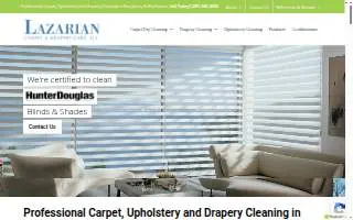 Lazarian Carpet - Carpet & Drapery Cleaners LLC website