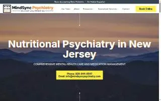 MindSync Psychiatry of Ridgefield Park website
