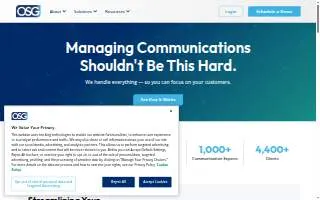 OSG Billing Services website