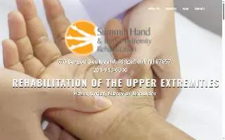 Summit Hand & Upper Extremity Rehabilitation Inc. website
