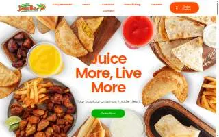Tropical Juice Bar of Ridgefield Park website