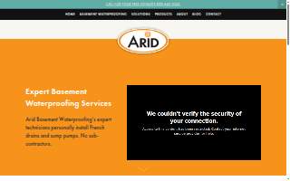ARID Basement Waterproofing