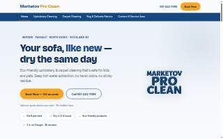 Marketov Pro Clean Upholstery & Carpet Cleaning