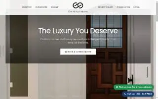 One Horizon Homes website