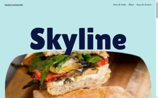 Skyline Luncheonette website