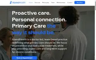 AbendHealth website