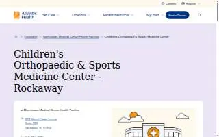 Children's Orthopaedic & Sports Medicine Center website