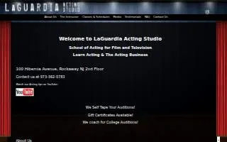 LaGuardia Acting Studio website