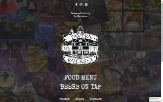 Tavern On the Rocks website