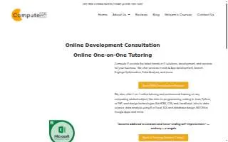 Compute IT Solutions website
