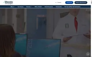 Elevate Oral Surgery of Roselle website