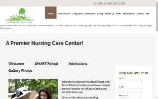 Elmora Hills Healthcare & Rehabilitation Center website