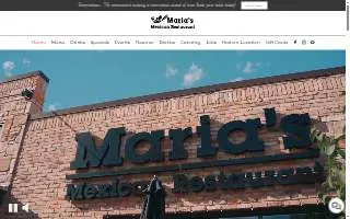 Maria Restaurant website
