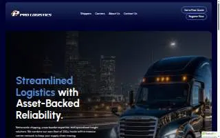 Prologistics LLC website