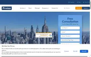 ProTax Consulting Services LLC website
