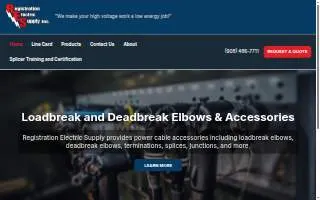 Registration Electric Supply website