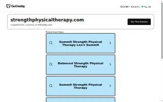 Strength Physical Therapy website