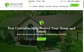SafeGuard Pest Solutions Rutherford NJ website