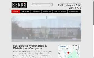 Berks Warehouse website