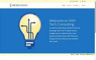 HVH Tech Consulting website