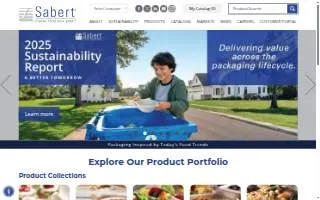 Sabert Corporation website