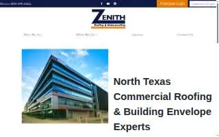 Zenith Roofing of Sayreville website