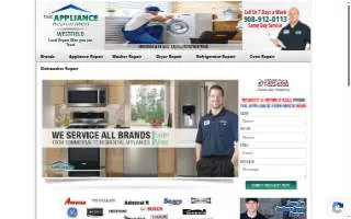 Appliance Repair Westfield website