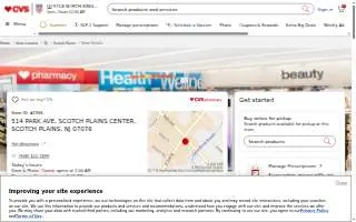 CVS of Scotch Plains website