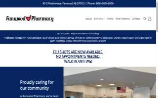 Fanwood Pharmacy website