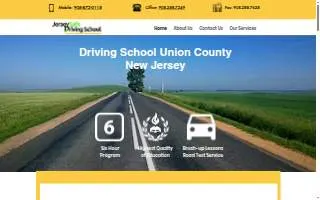 Jersey Safe Driving School website