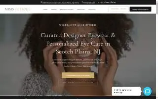 Mims Optique website