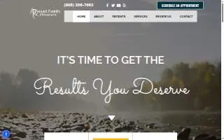 Rosati Family Chiropractic website