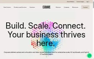 Csquare New York/New Jersey Data Center (Secaucus) website