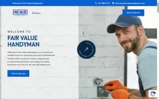 Fair Value Handyman of Secaucus website