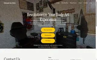 Midnight Sun Tattoo website