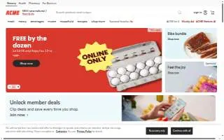 ACME Markets of Somers Point website