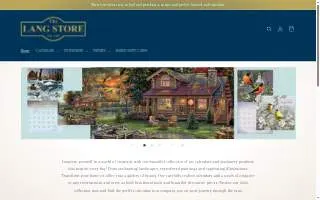 Lang’s Garden + Design website